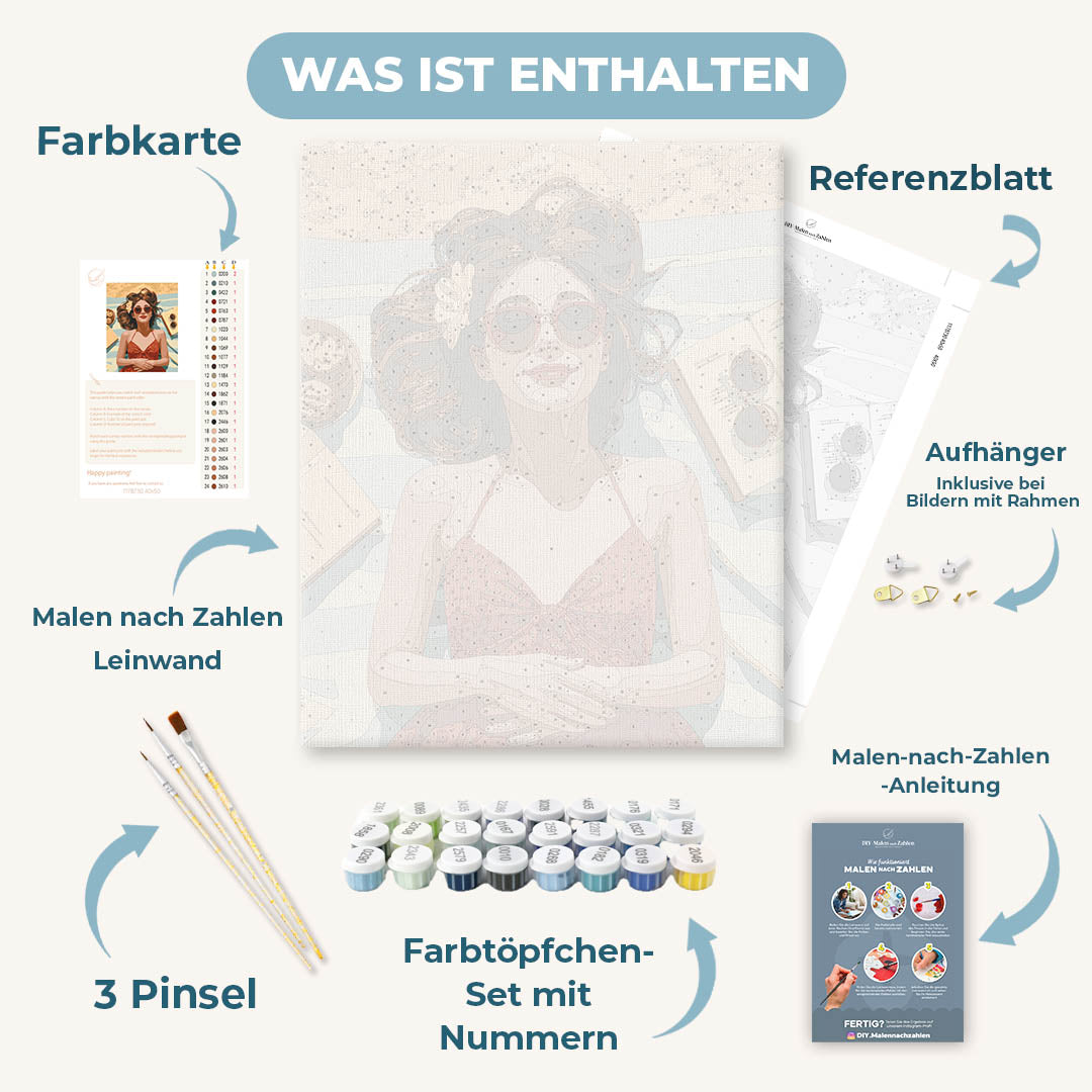 Malen nach Zahlen - Auszeit am Meer