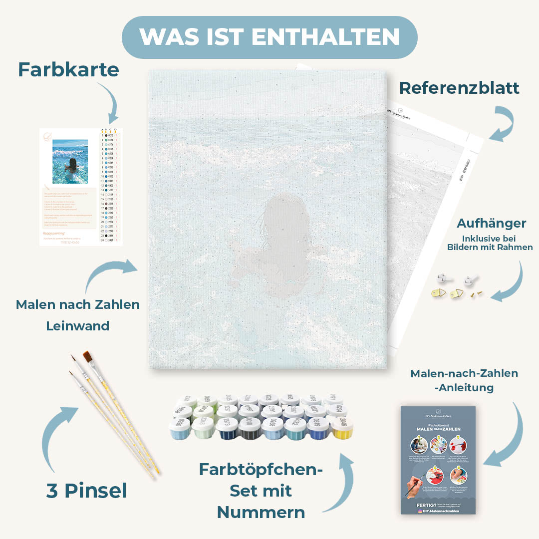Malen nach Zahlen - Funkelnde Flut