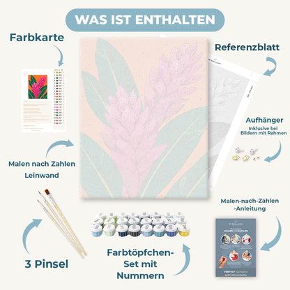 Malen nach Zahlen - Inselblüte