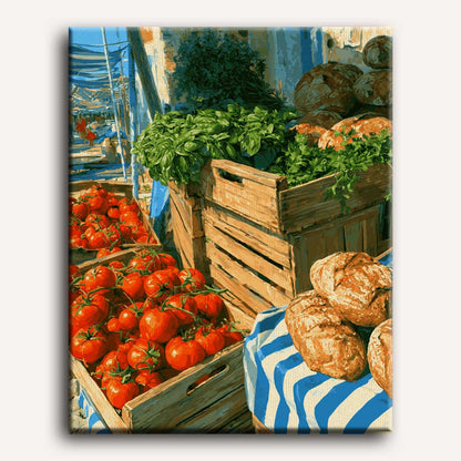 Malen nach Zahlen - Sommermarkt