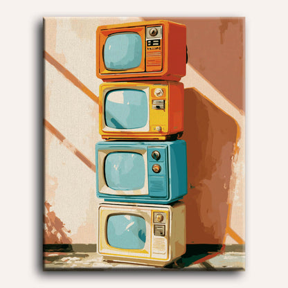 Malen nach Zahlen - TV-Ära