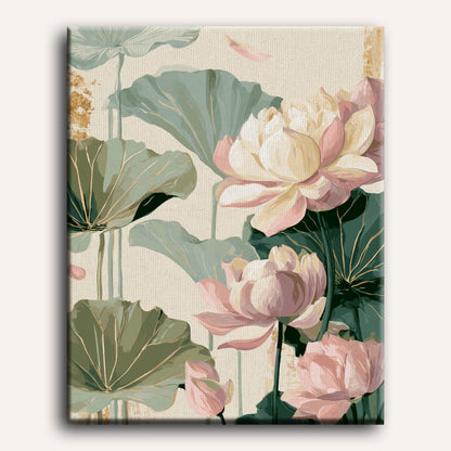Malen nach Zahlen - Botanische Eleganz