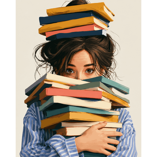 Malen nach Zahlen - Bücher-Besessenheit - Malen nach Zahlen