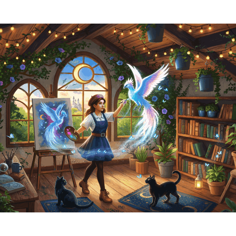 Malen nach Zahlen - Magical Art - by jojoesart