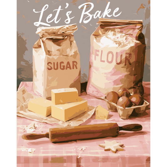 Malen nach Zahlen - Bake My Day - Malen nach Zahlen