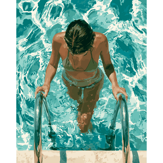 Malen nach Zahlen - Aus dem Pool - Malen nach Zahlen