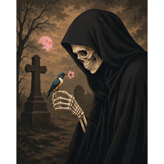 Malen nach Zahlen - Memento Mori - Malen nach Zahlen