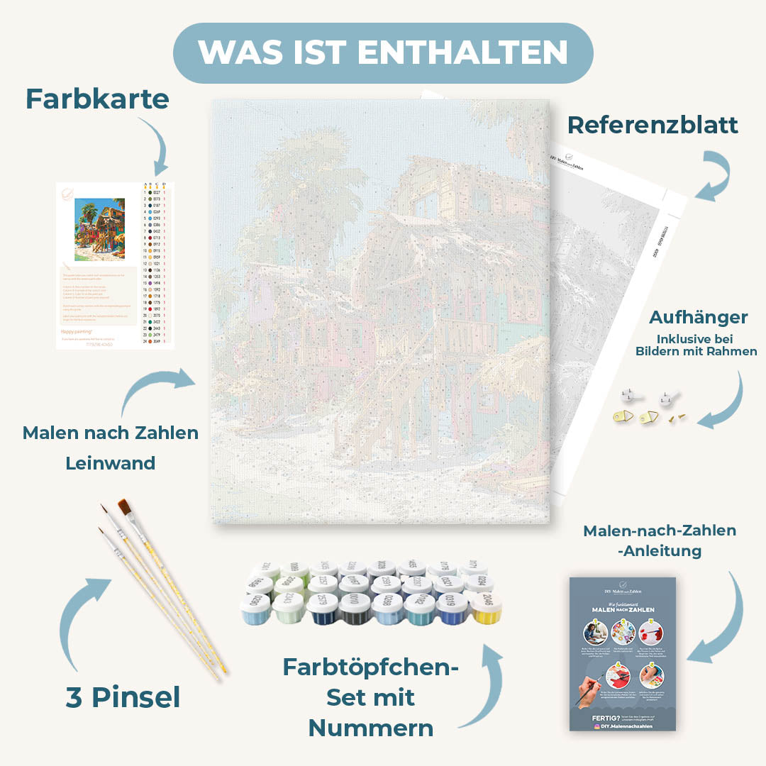 Malen nach Zahlen - Barú Versteck