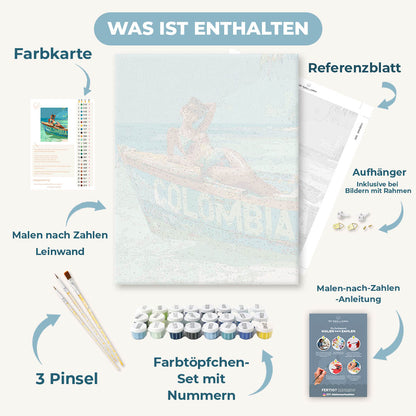 Malen nach Zahlen - Barú Inselflucht