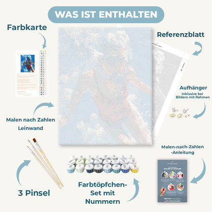 Malen nach Zahlen - Korallen-Atem