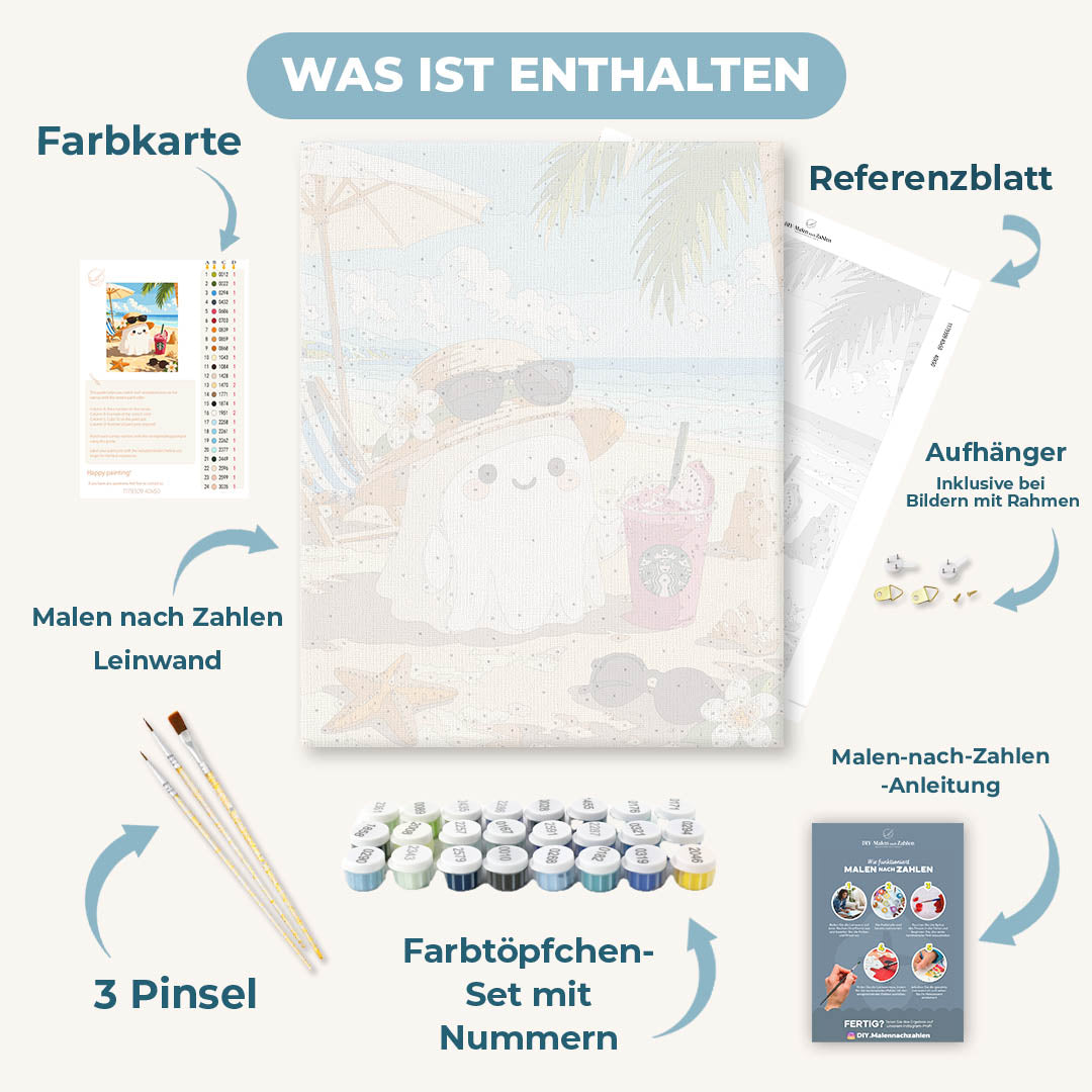 Malen nach Zahlen - Drachenfrucht-Geist