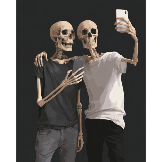 Malen nach Zahlen - Ewiges Selfie - Malen nach Zahlen