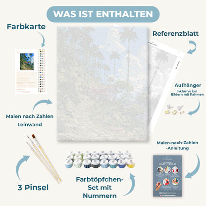 Malen nach Zahlen - Hügel-Versteck