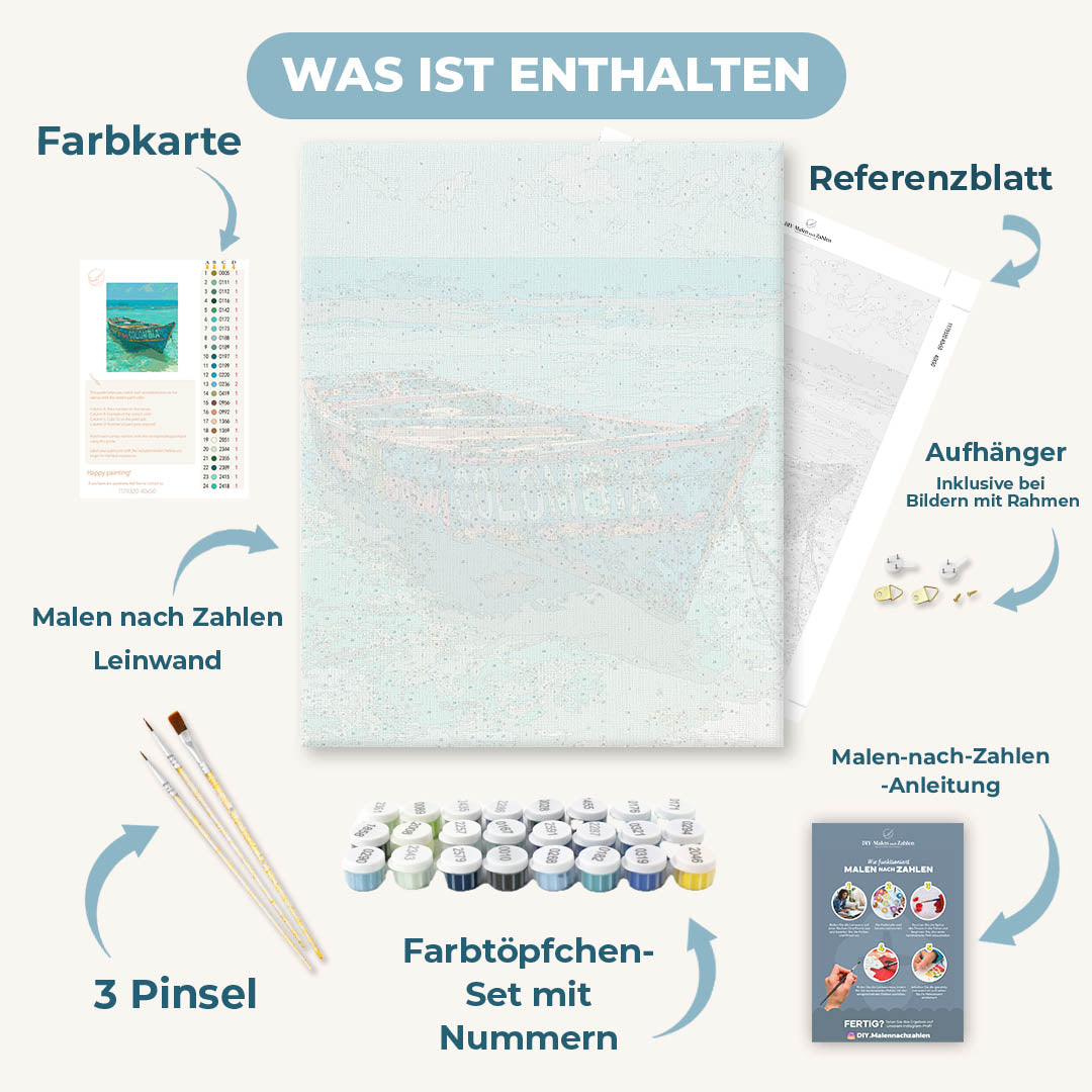 Malen nach Zahlen - Inseln Kolumbiens