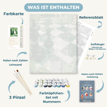 Malen nach Zahlen - Dschungel-Gambit
