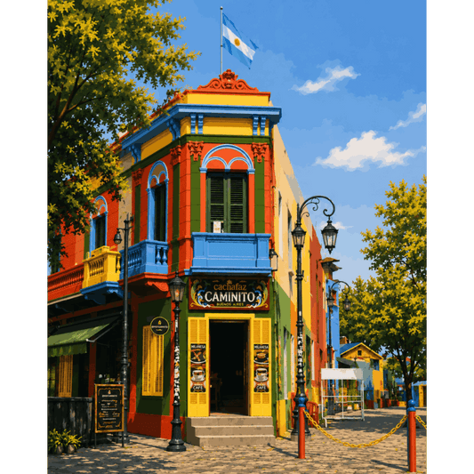 Malen nach Zahlen - La Boca - Buenos Aires - Malen nach Zahlen