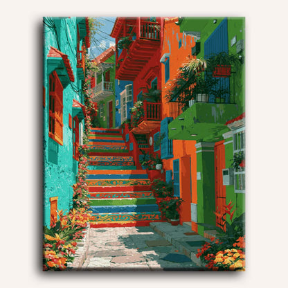Malen nach Zahlen - Nahe Medellín
