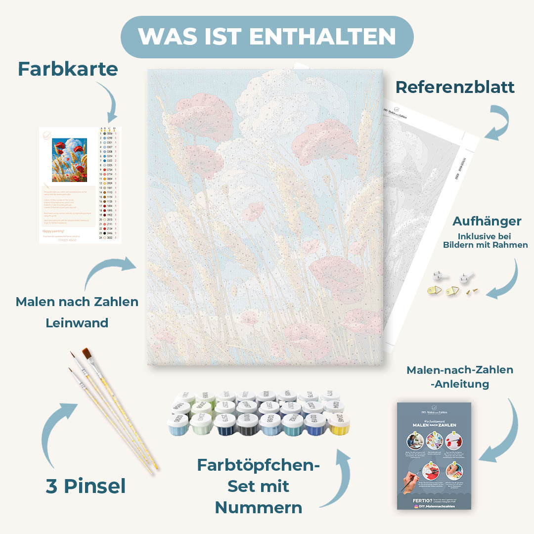 Malen nach Zahlen - Prärie-Gold