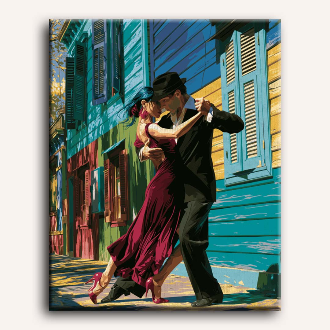 Malen nach Zahlen - Tango in Buenos Aires