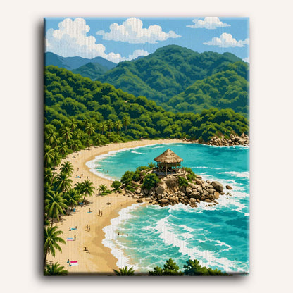 Malen nach Zahlen - Tayrona Park