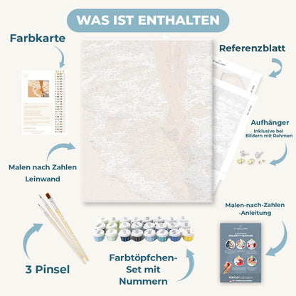 Malen nach Zahlen - Barfuß-Glück