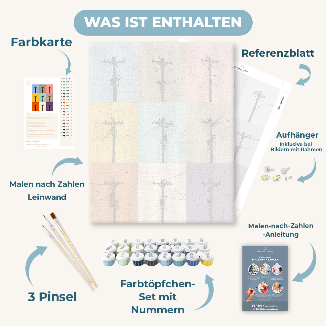Malen nach Zahlen - Hochspannung