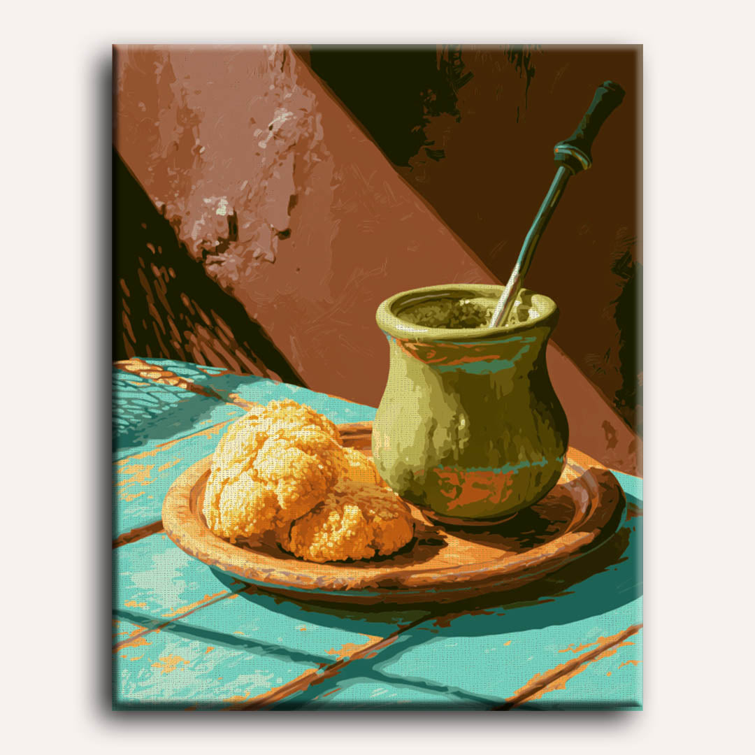 Malen nach Zahlen - Kräuter-Mate