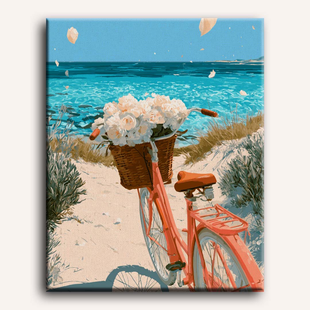 Malen nach Zahlen - Im Paradies geparkt