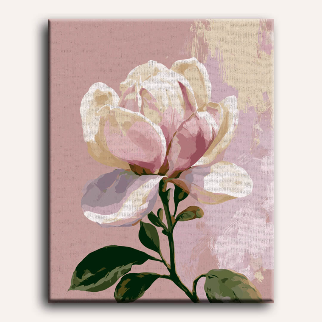 Malen nach Zahlen - Magnolien-Anmut