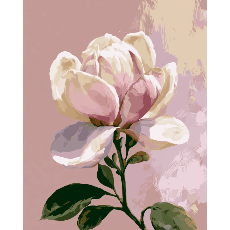 Malen nach Zahlen - Magnolien-Anmut - Malen nach Zahlen