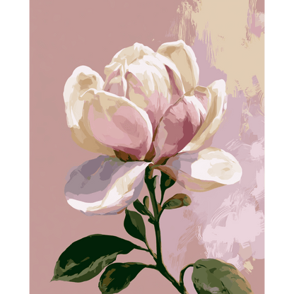 Malen nach Zahlen - Magnolien-Anmut - Malen nach Zahlen