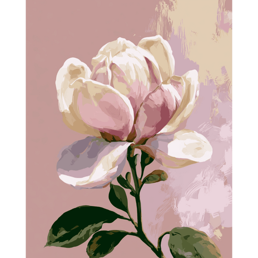Malen nach Zahlen - Magnolien-Anmut - Malen nach Zahlen
