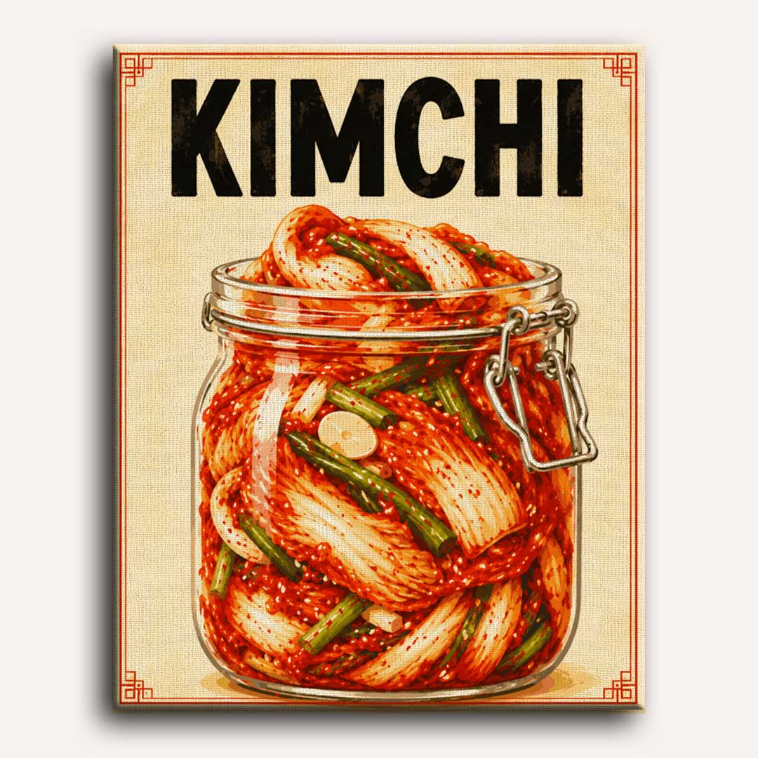 Malen nach Zahlen - Einfach Kimchi
