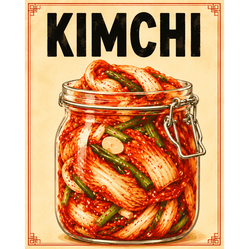 Malen nach Zahlen - Einfach Kimchi - Malen nach Zahlen
