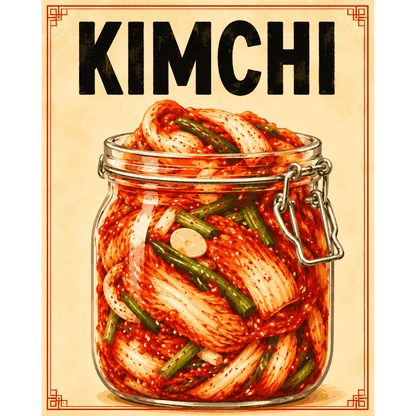 Malen nach Zahlen - Einfach Kimchi - Malen nach Zahlen