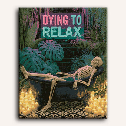 Malen nach Zahlen - Chillin' to Death
