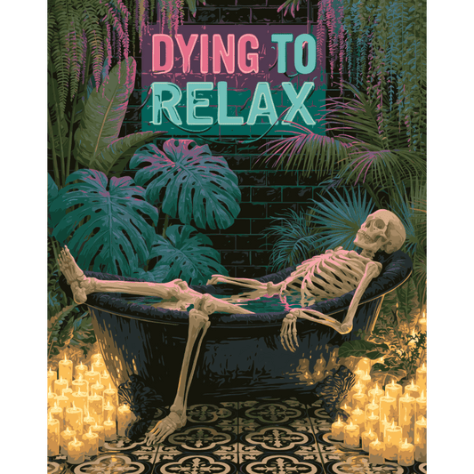 Malen nach Zahlen - Chillin' to Death - Malen nach Zahlen