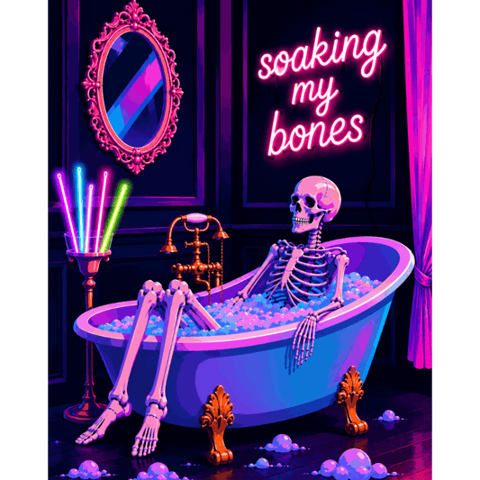 Malen nach Zahlen - Soaking My Bones Neon - Malen nach Zahlen