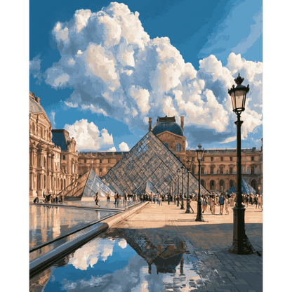 Malen nach Zahlen - Louvre-Momente - Malen nach Zahlen