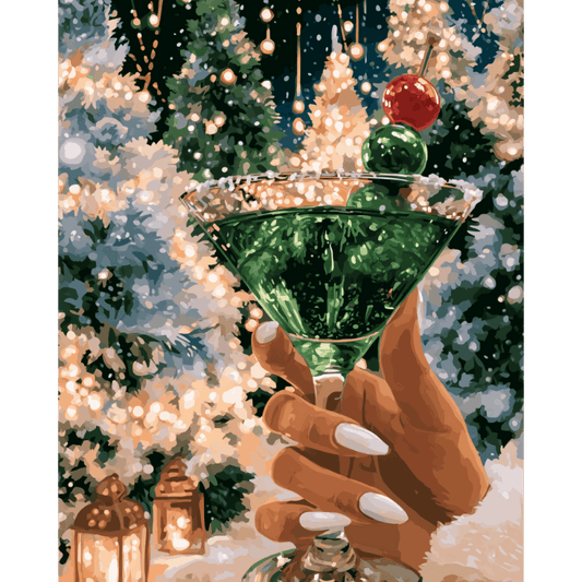 Malen nach Zahlen - Weihnachtsleuchten - Malen nach Zahlen