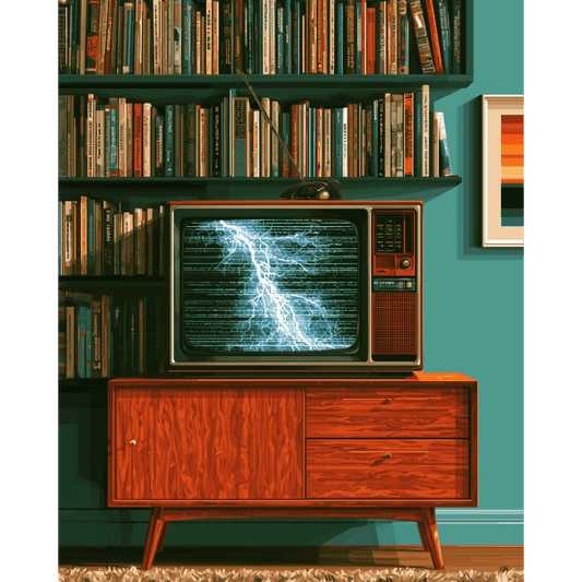 Malen nach Zahlen - Elektrische Nostalgie - Malen nach Zahlen