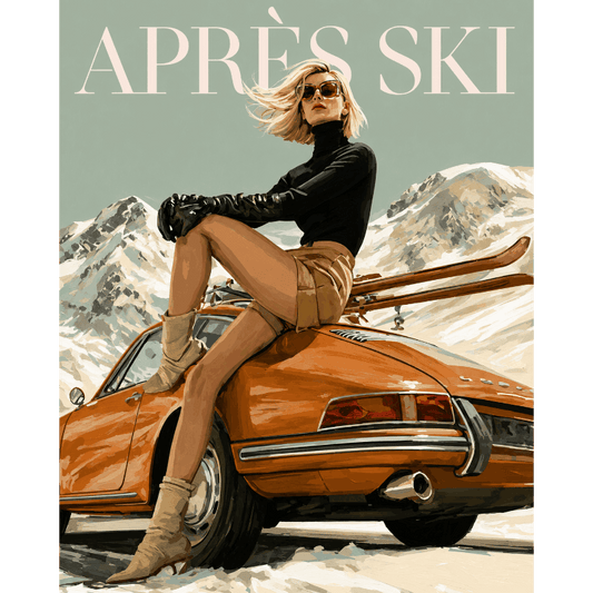 Malen nach Zahlen - Après-Ski-Glamour - Malen nach Zahlen
