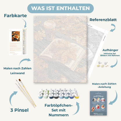 Malen nach Zahlen - Blätter & Lattes