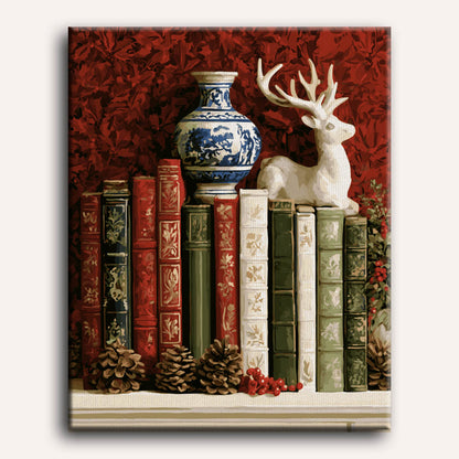 Malen nach Zahlen - Weihnachtsbibliothek