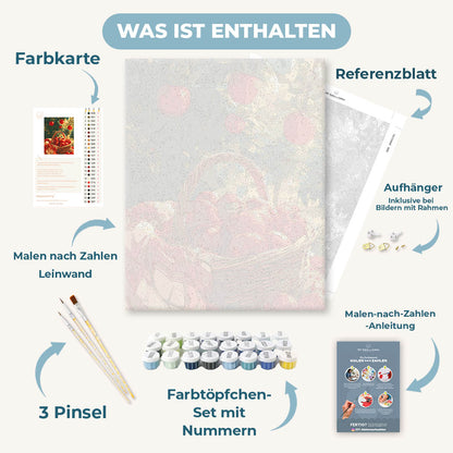 Malen nach Zahlen - Herbstliche Apfelernte