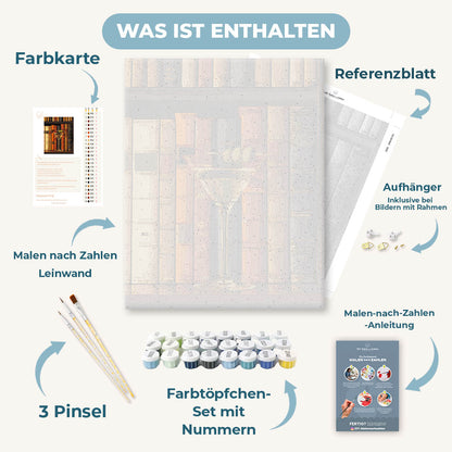 Malen nach Zahlen - Oliven zwischen den Kapiteln