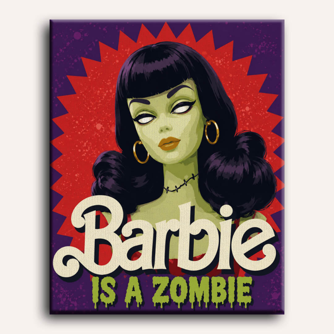 Malen nach Zahlen - Zombie-Puppe