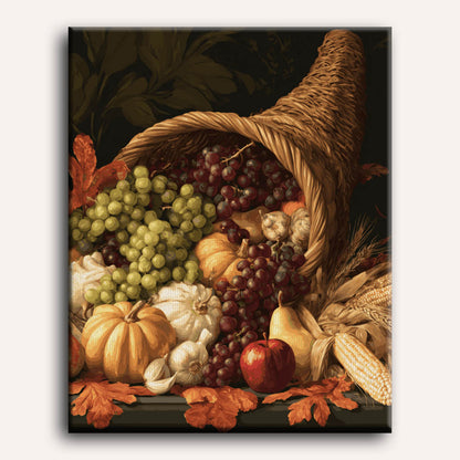 Malen nach Zahlen - Herbstliches Füllhorn
