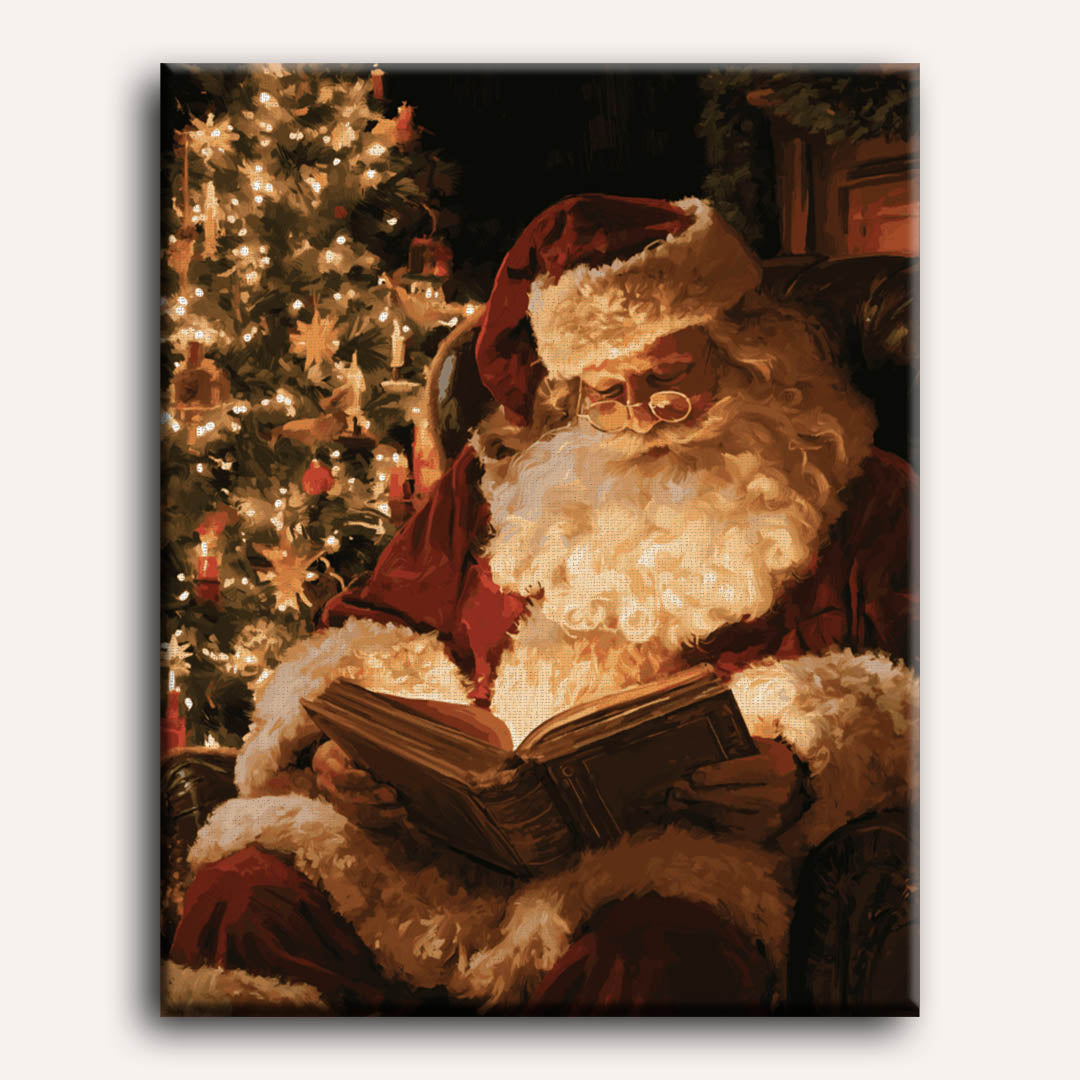 Malen nach Zahlen - Weihnachtsmanns Heiligabendgeschichte