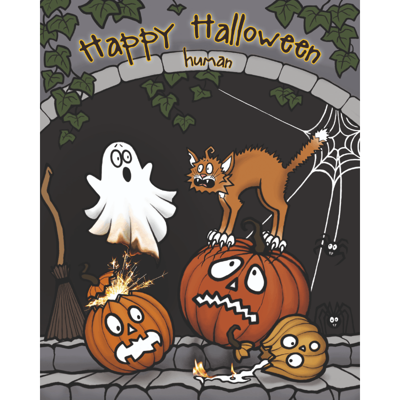 Malen nach Zahlen - Happy Halloween - by Sarah Richter - Malen nach Zahlen